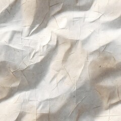 Crumpled korean hanji paper texture with organic folds