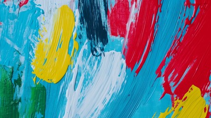 A captivating vibrant painting bursts with bright bold energetic colors displaying powerful artistic expression and dynamic visual composition.