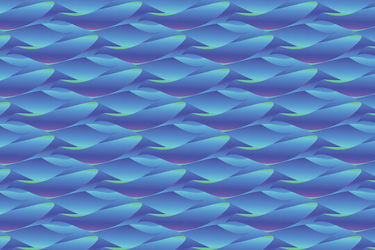 Azure Wave Drift Pattern