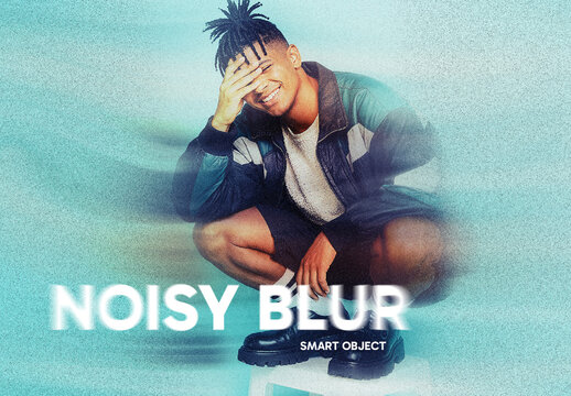 Noisy Blur Photo Effect