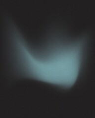 Deep Blue Minimalist Abstract Gradient - Moody Ethereal Aesthetic Background