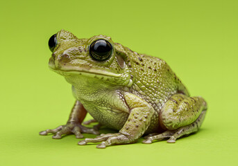 Fototapeta premium Green frog closeup