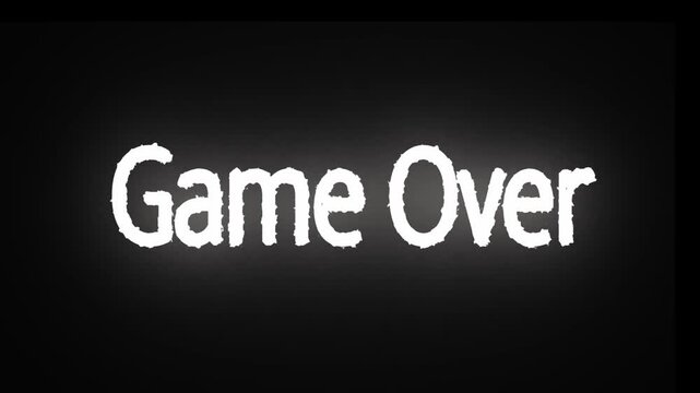 Game over rendering screen in Adobe AE