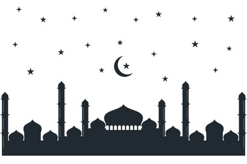 Eid adha and fitr arabic logo, collection set package design eid al fit, eid mubarak