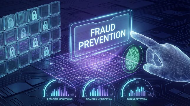 Advanced fraud prevention system with biometric verification and real-time monitoring