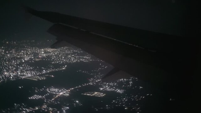 night flight situation after takeoff