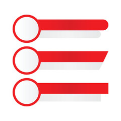 Obraz premium text box design elements for a business infographic website template layout