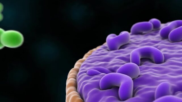 3D Animation: Insulin Receptor Binding and Glucose Transport on Cell Membrane