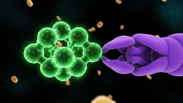 3D Visualization of Insulin Hexamer Binding to Cell Receptor