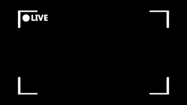 Screen animation recoding, live recoding hood, animation box frame live streaming overlay animation title 4k motion video, futuristic HUD stream overlay