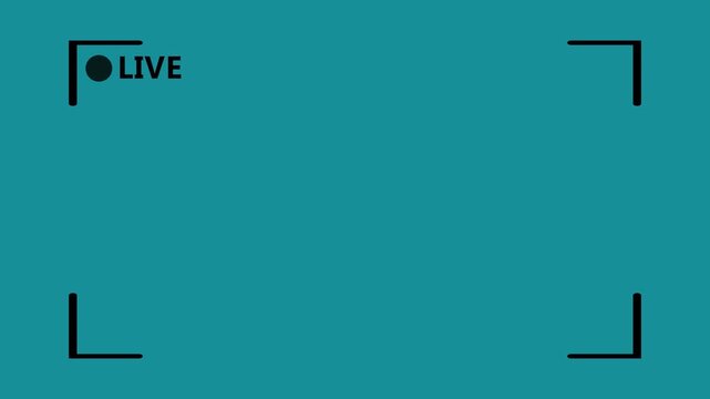 Screen animation recoding, live recoding hood, animation box frame live streaming overlay animation title 4k motion video, futuristic HUD stream overlay