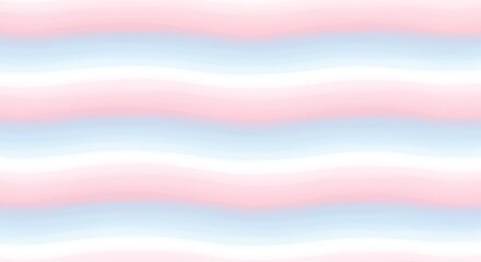 Soft Pastel Horizontal Wave Stripes Seamless Pattern