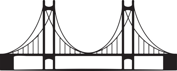 bridge vector illustration