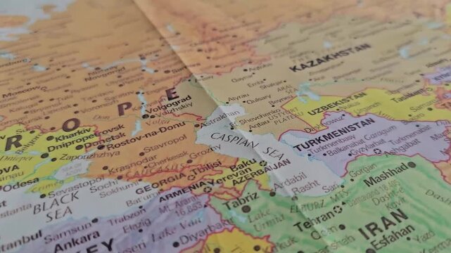 Exploration of a map showing Turkey, Syria, Iran, and neighboring regions in detail