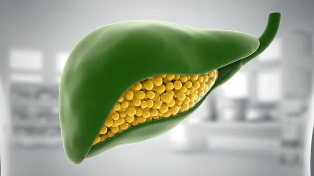 3D Visualization of Human Gallbladder with Concentrating Bile