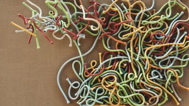 Colorful spawning cables
