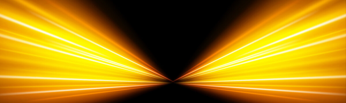 A fast orange light line glides smoothly, creating a high-speed effect. Radiant edges amplify motion and clarity. Perfect for action-oriented graphics. vector