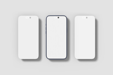 Modern Smartphone Screen Mockup with Multiple Device Views