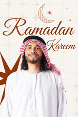 Naklejka premium Ramadan brings together families in celebration during the holy month