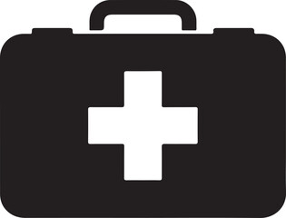 Obraz premium Firstaidkiticonisolatedontransparentbackgroundformedicalandhealthcaredesigns