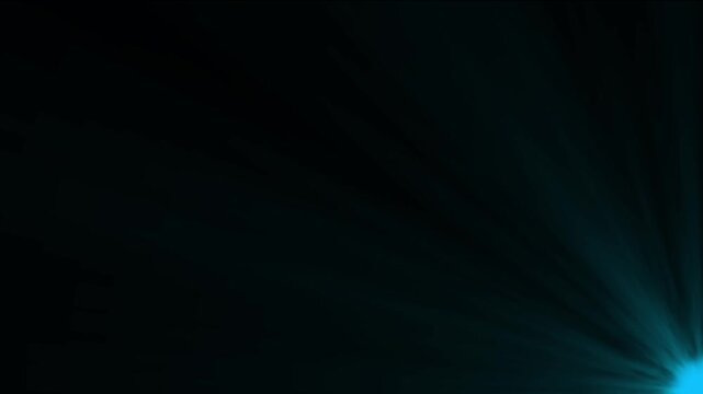 Abstract background with purple and teal light beams shining from opposite corners.Shine or sun effect on white cc light ray animation. Glitter, shiny, bright, flare footage Isolated light