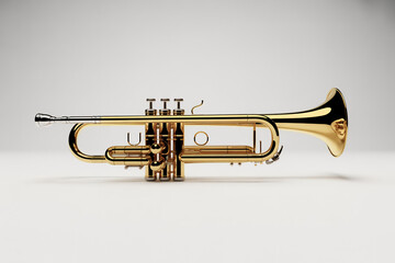 Obraz premium trumpet isolated on white