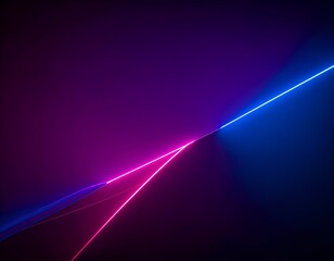 Diagonal neon lines on a gradient background, vibrant pink and blue