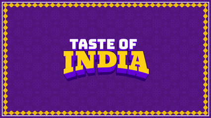 Colourful Indian Restaurant Logo Typography Set &ndash; Desi Food, Cafe & Street Food Branding Designs