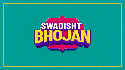 Colourful Indian Restaurant Logo Typography Set &ndash; Desi Food, Cafe & Street Food Branding Designs