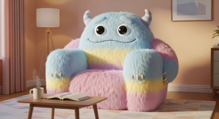 teddy bear sitting on a chair