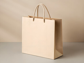 paper bag isolated on white