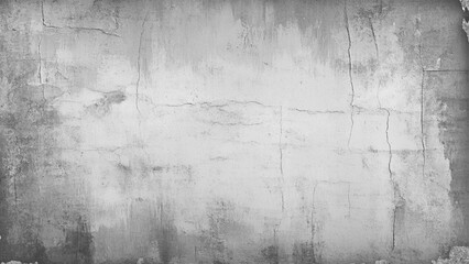Obraz premium Aged weathered concrete wall with cracks and stains. 