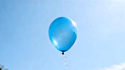 BlueBalloonInSky