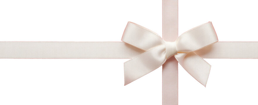 Vibrant Red background with elegant White ribbon and a charming Gift bow, perfect for Present wrapping and any Celebration. A festive and simple design.