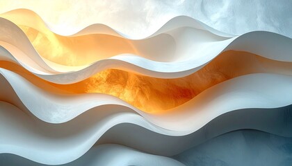 Colorful abstract background vector featuring a flowing blue and orange wave design with elegant curves and lines for a modern business banner template or web wallpaper backdrop