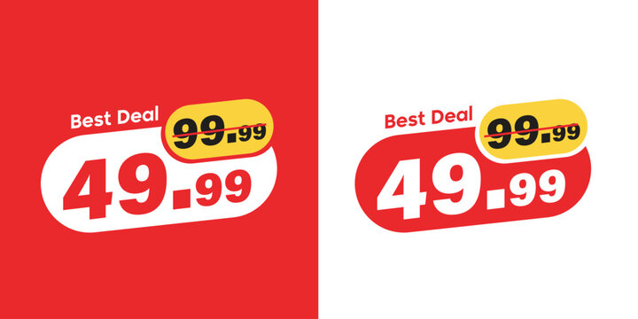 Price before and after, , discount and price. sale tag, price tag, label, banner vector, Special offer. Vector illustration. 