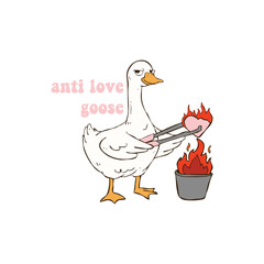 anti love goose