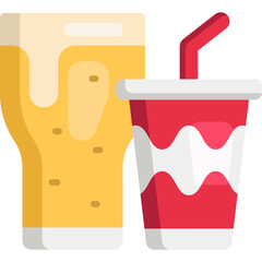 Beverages Flat Icon