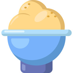 Dough Flat Icon