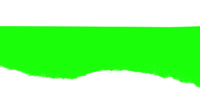 grunge tear ripped paper transition, use chroma key to remove green screen or keylight effect, fit for overlay layer