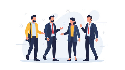 Diverse Business Team Meeting and Discussing Ideas