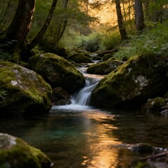 waterfall in the forest