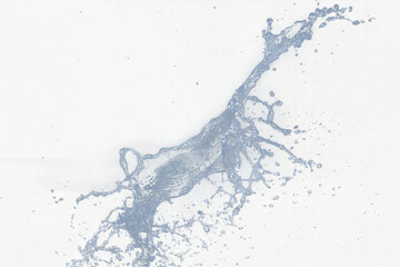 Captivating Water Splash in Liquid Motion, a Dynamic Abstract of Fluidity and Refreshment