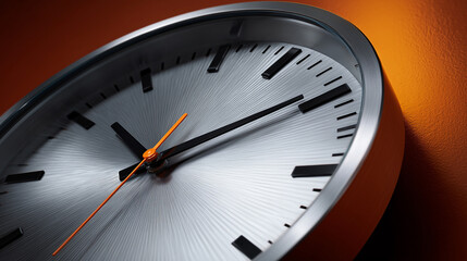 Contemporary Clock Design Detail