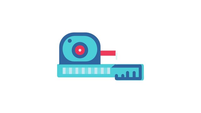  Versatile Digital Body Measurement Tape Icon.