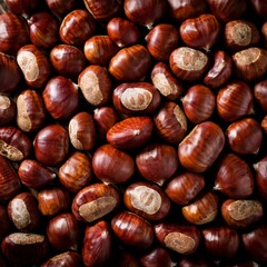 Obraz premium Shelled horse chestnuts