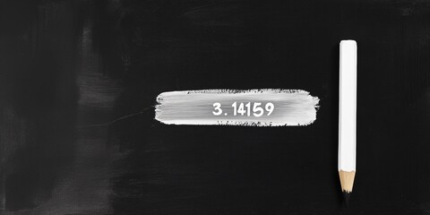 Celebrating pi day exploring the mathematical significance of pi on a clean black background