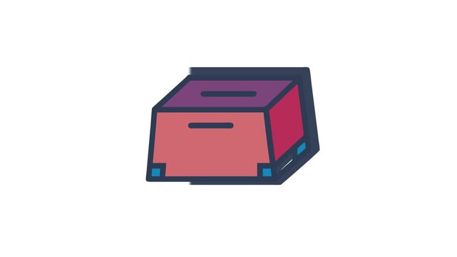  Adjustable Plyo Jump Box Icon.