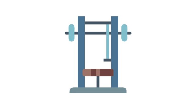  Smith Machine Icon for Strength Training.