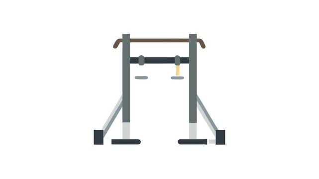  Dynamic Resistance Training Pull-Up Bar Icon.